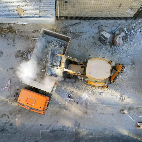 demolition site cleanup