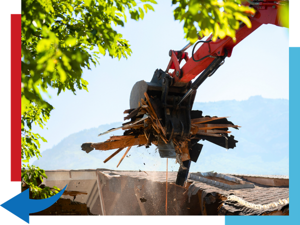 debris cleanup for a house debris cleanup for a house