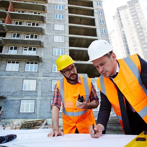 commercial construction team