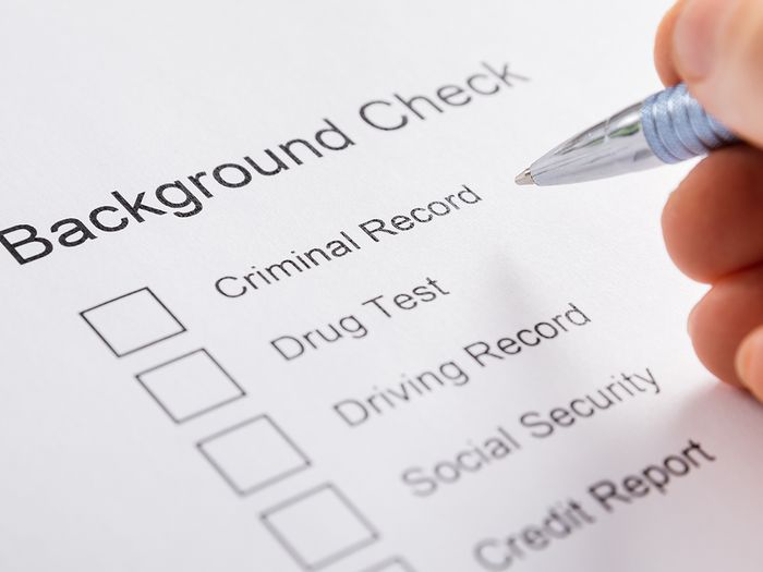 background check