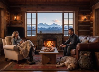 Cozy Cabin Retreat with Mountain View