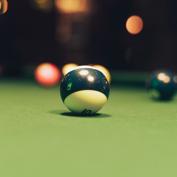 Billiards ball.