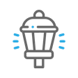 exterior lighting icon