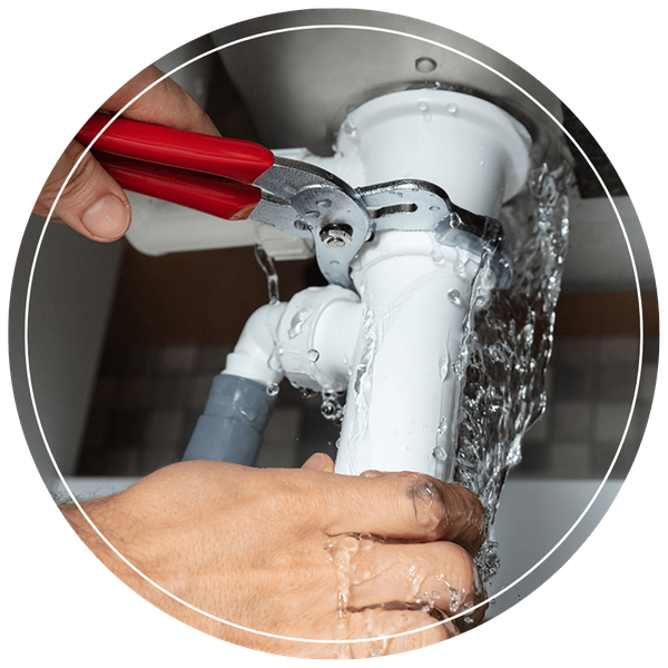 plumber fixing leaking pipe plumber fixing leaking pipe