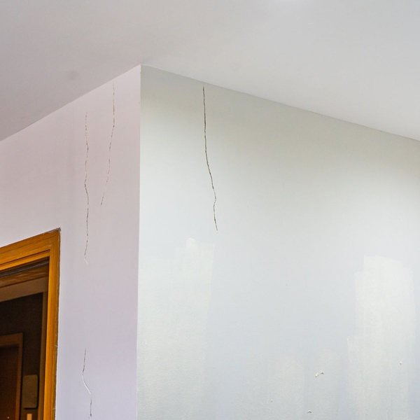 cracked drywall inside home