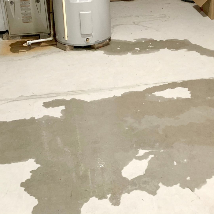 water pooling in basement