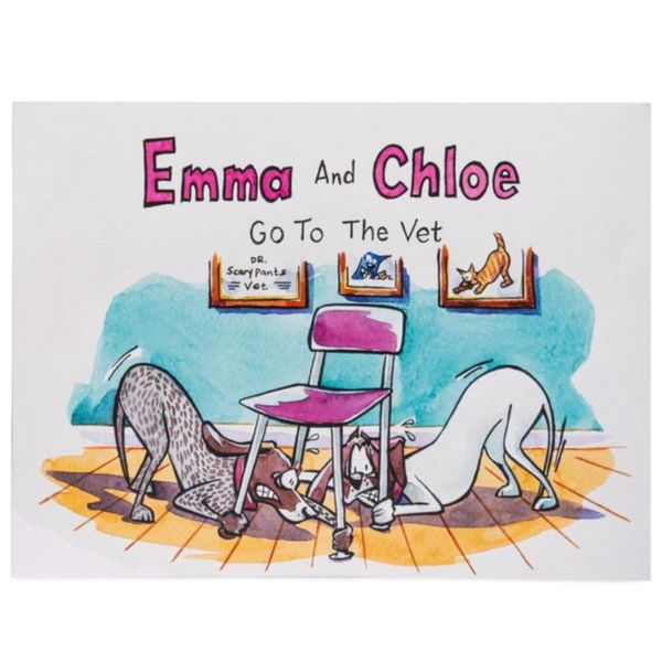 The Book cover of Emma and Chloe go to the vet