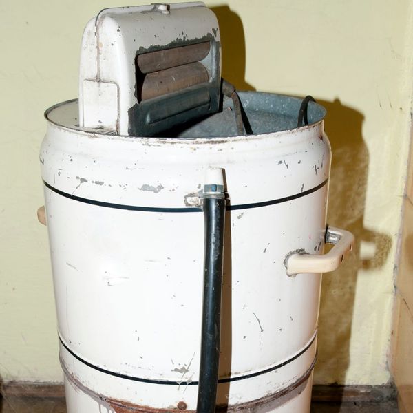 Antique electric washing machine