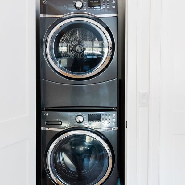 stacked washer and dryer