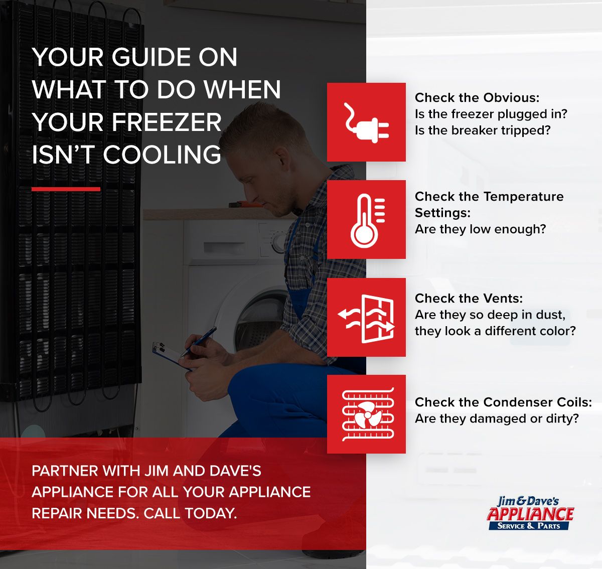 What to Do When Your Freezer Isn’t Cooling - Jim & Daves Appliance