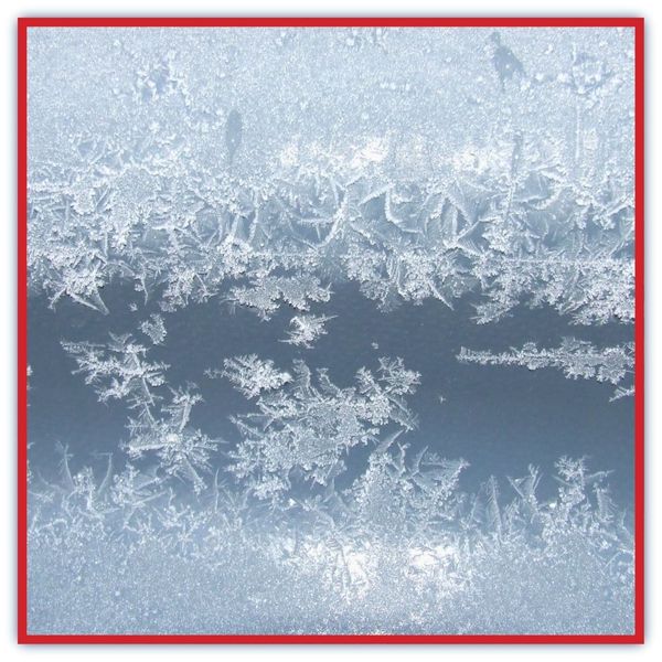 frost on glass