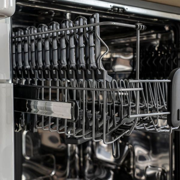 Empty dishwasher racks