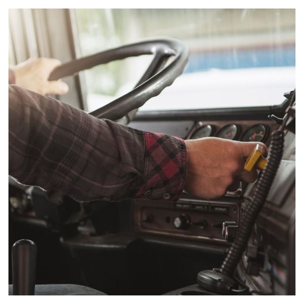 inside of a truck