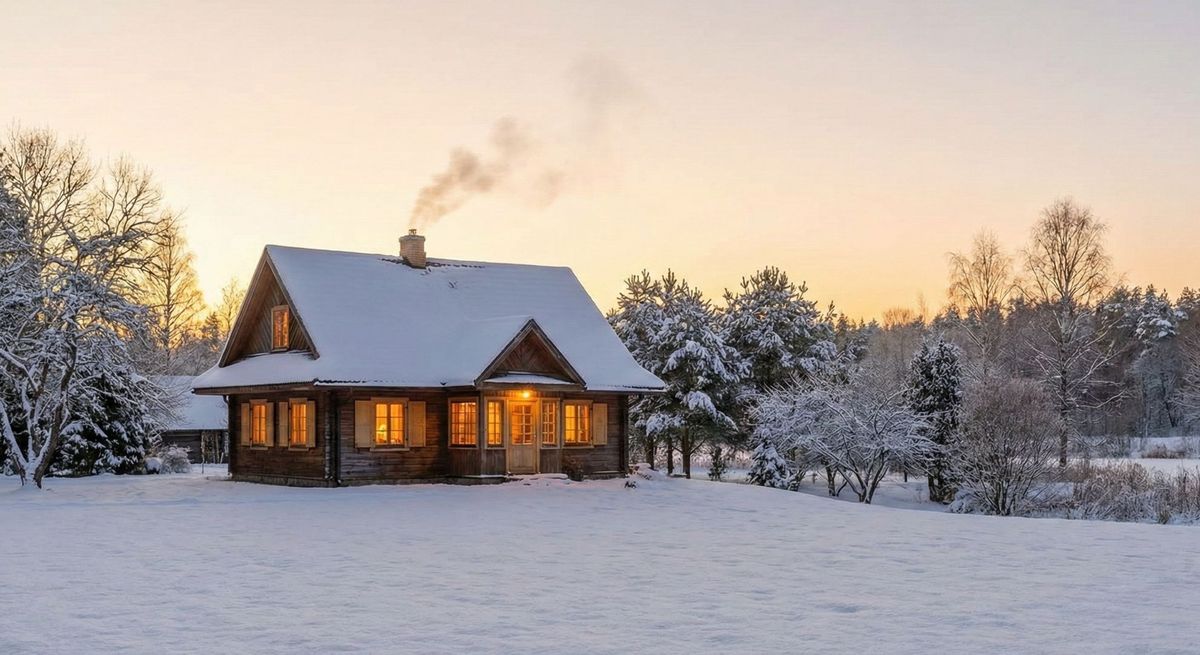Tennessee home in the winter