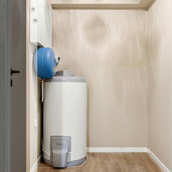 Water heater in home closet
