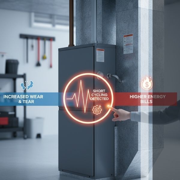 The dangers of heat pump heat cycling.