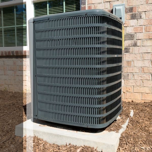 HVAC unit outside of home