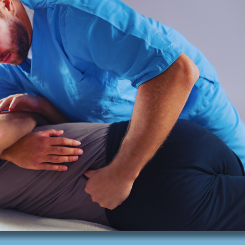 Chiropractic lower back adjustment