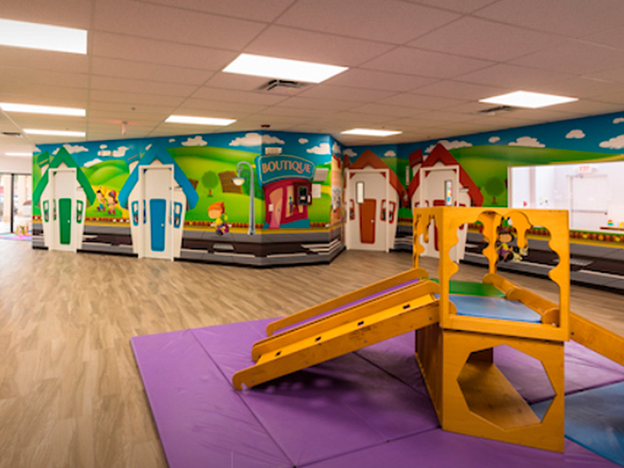 Wall And Floor Graphics in childcare center