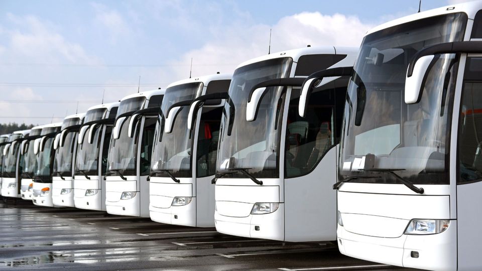 charter bus fleet