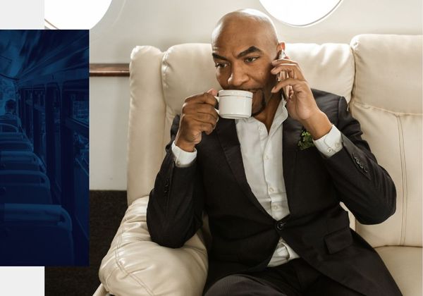 VIP man drinking coffee VIP man drinking coffee