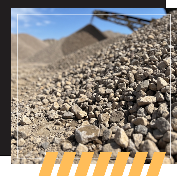 a close-up image of a pile of gravel