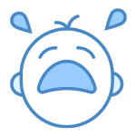 baby crying icon