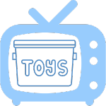 tv and toys box icon