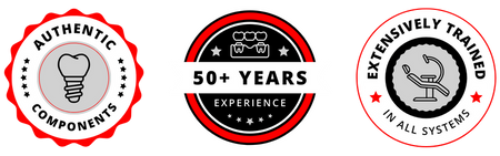 Authentic Components, 50+ years of experience, extensively trained in all systems