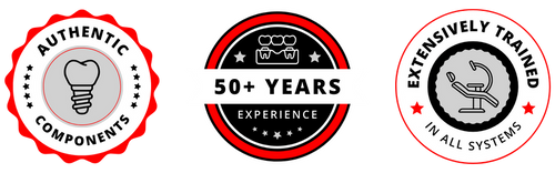 Authentic Components, 50+ years of experience, extensively trained in all systems