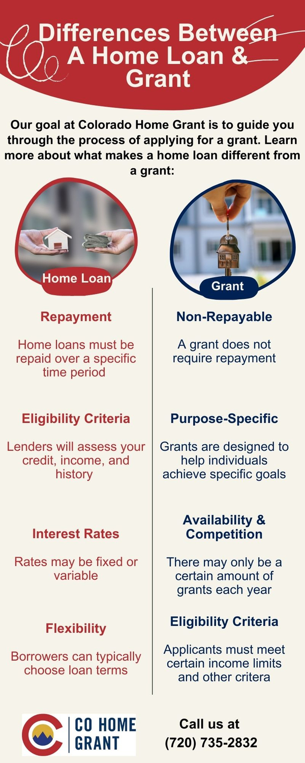 Loan vs grant infographic 
