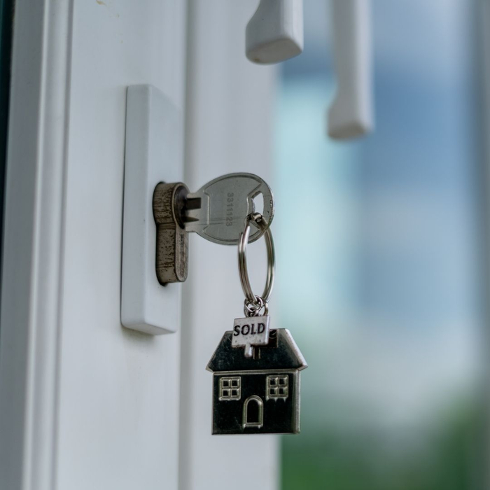 home key in door