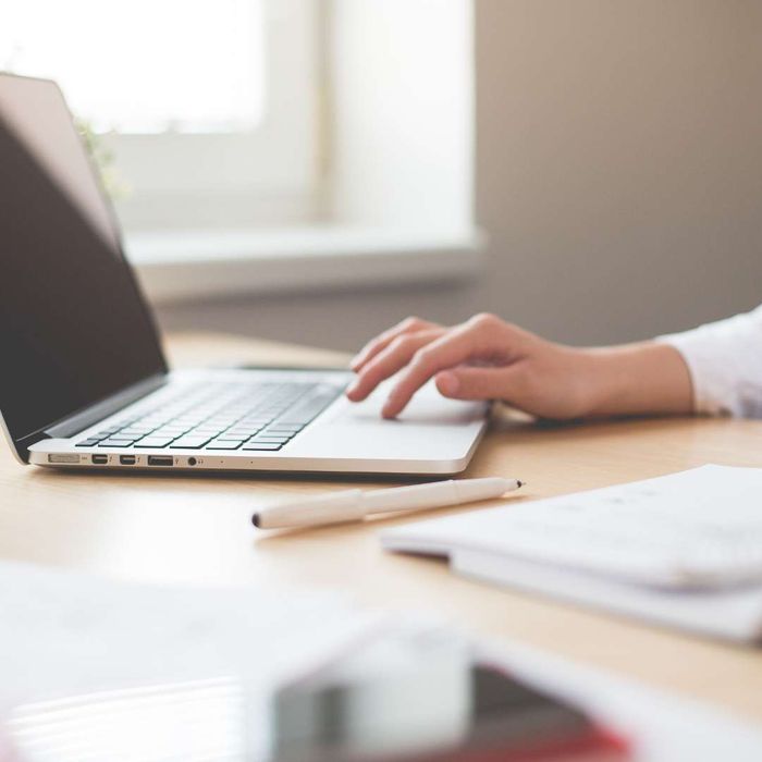 woman on laptop