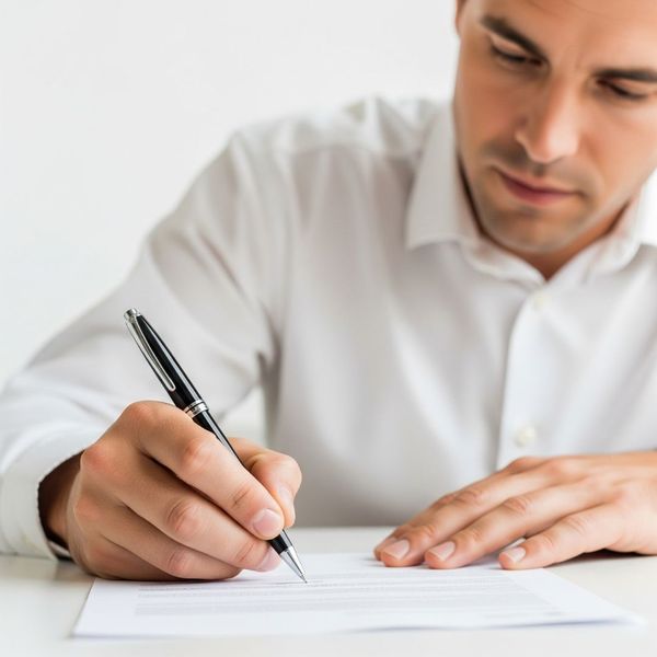 person signing a bail bond