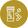 Medication bottle icon