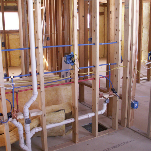 new plumbing line installation 