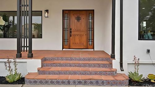Front door.