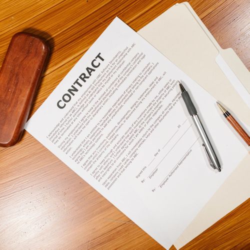 Written contract. Written contract.