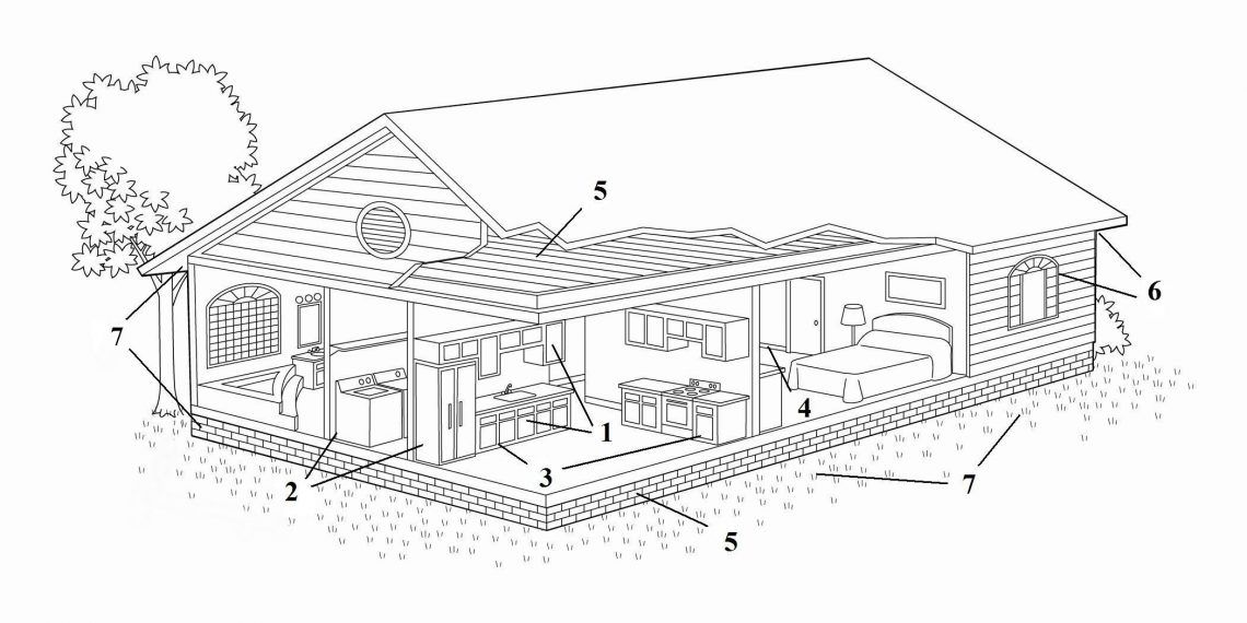 Image of a home blueprint