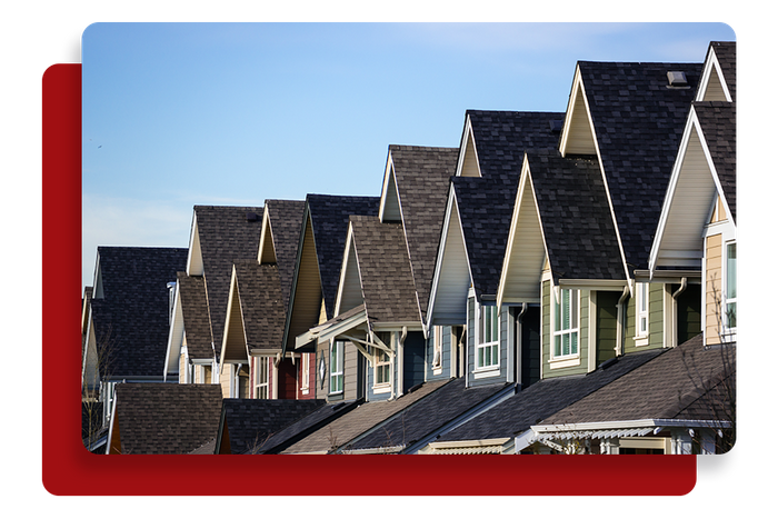 Row of condos