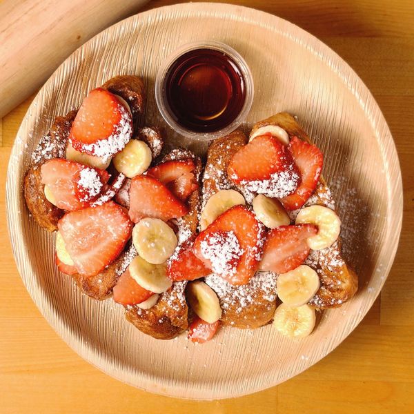 French toast and fresh fruit