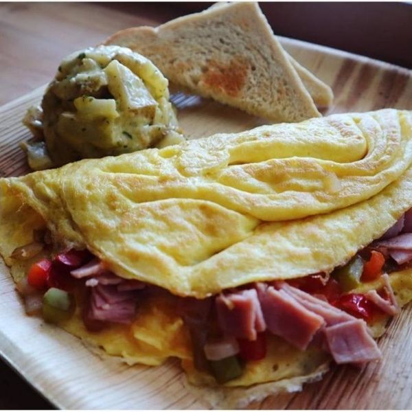 omelet on a plate omelet on a plate
