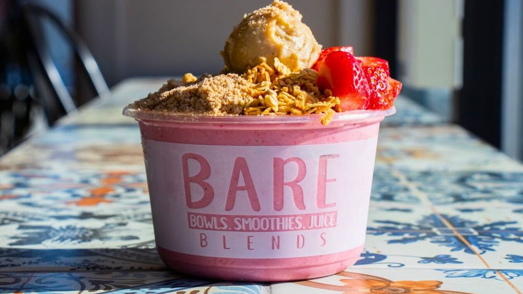 Bare Blends Strawberry Cheesecake bowl