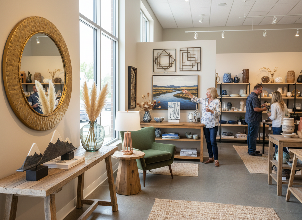 Modern Home Decor Store Interior
