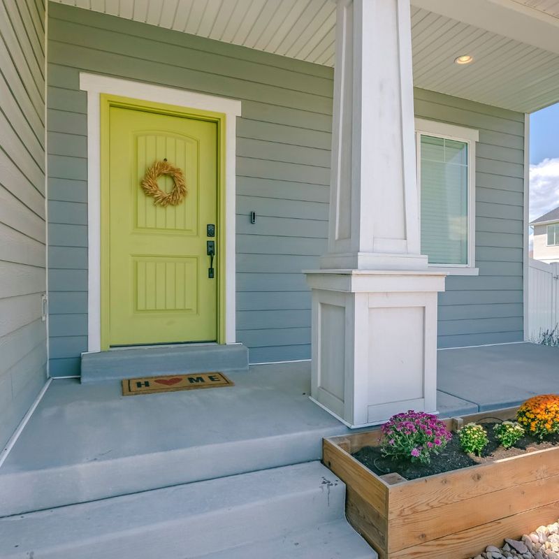 Curb appeal - front door attraction