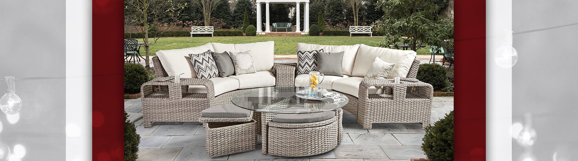comfy outdoor furniture