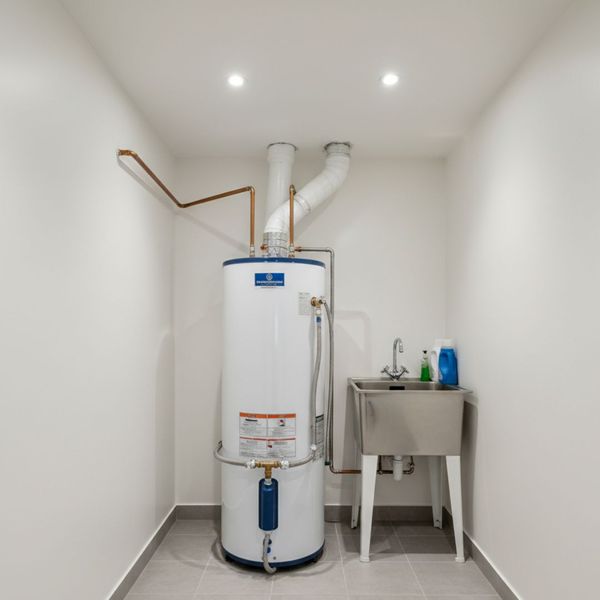 Home water heater.