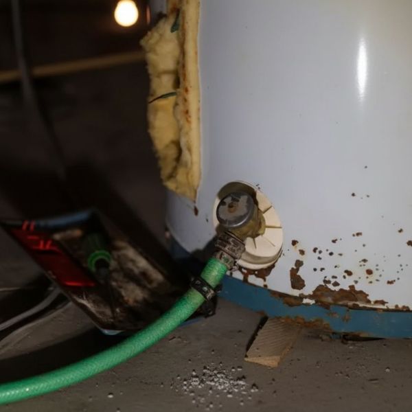 corroded residential water heater corroded residential water heater
