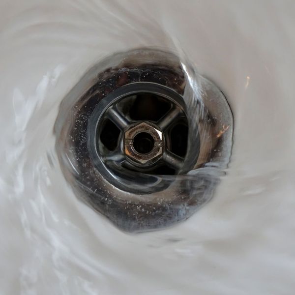 water running down drain water running down drain