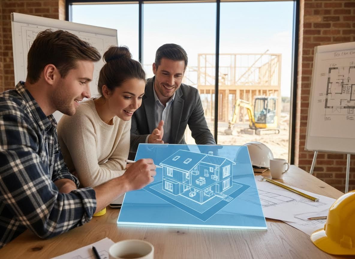 Construction Project Planning with 3D Blueprint